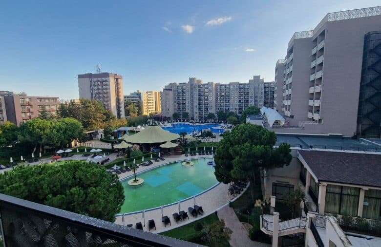 Studio apartment with pool view at Barcelo Royal Beach in Sunny Beach, 48 sq.m.