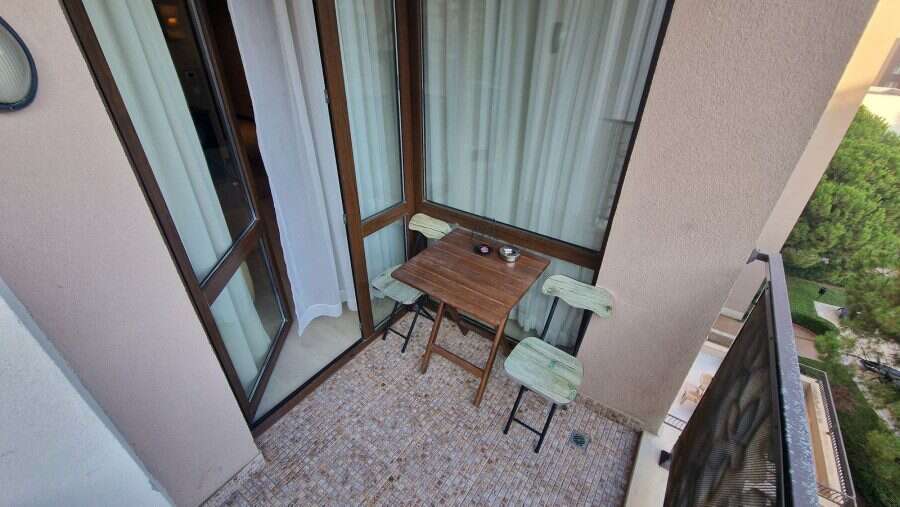 Cozy studio with pool view, 48 sq.m., at Barcelo Royal Beach in Sunny Beach.
