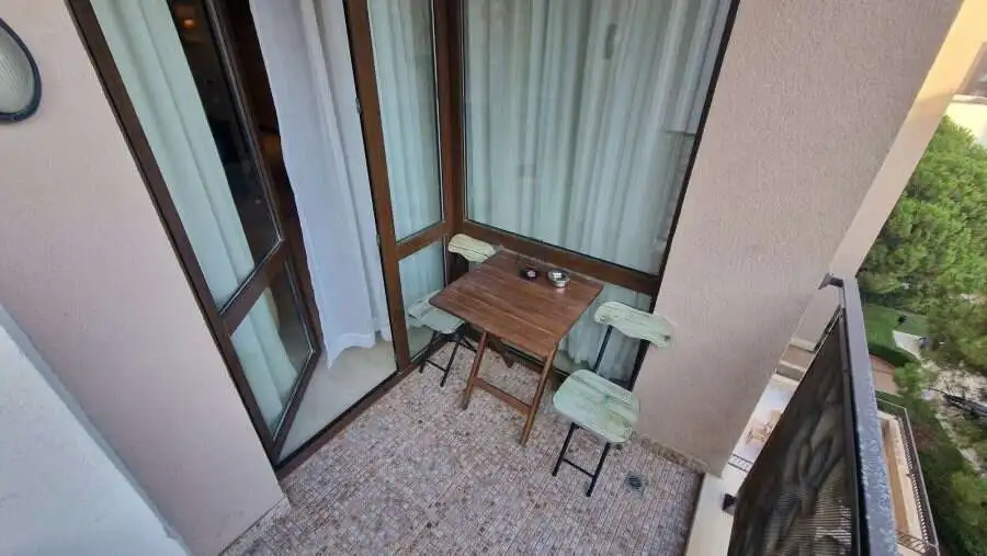 Cozy studio with pool view, 48 sq.m., at Barcelo Royal Beach in Sunny Beach.