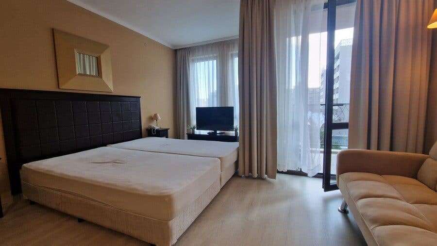 Studio apartment with pool view at Barcelo Royal Beach in Sunny Beach, 48 sq.m.