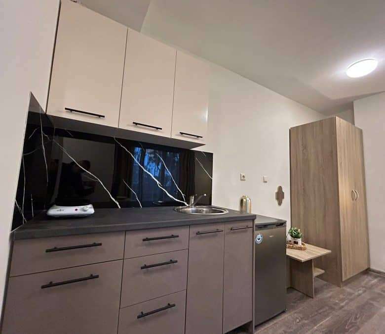 Studio apartment with modern kitchen in Tarsis Club, Sunny Beach, 34 sq.m.