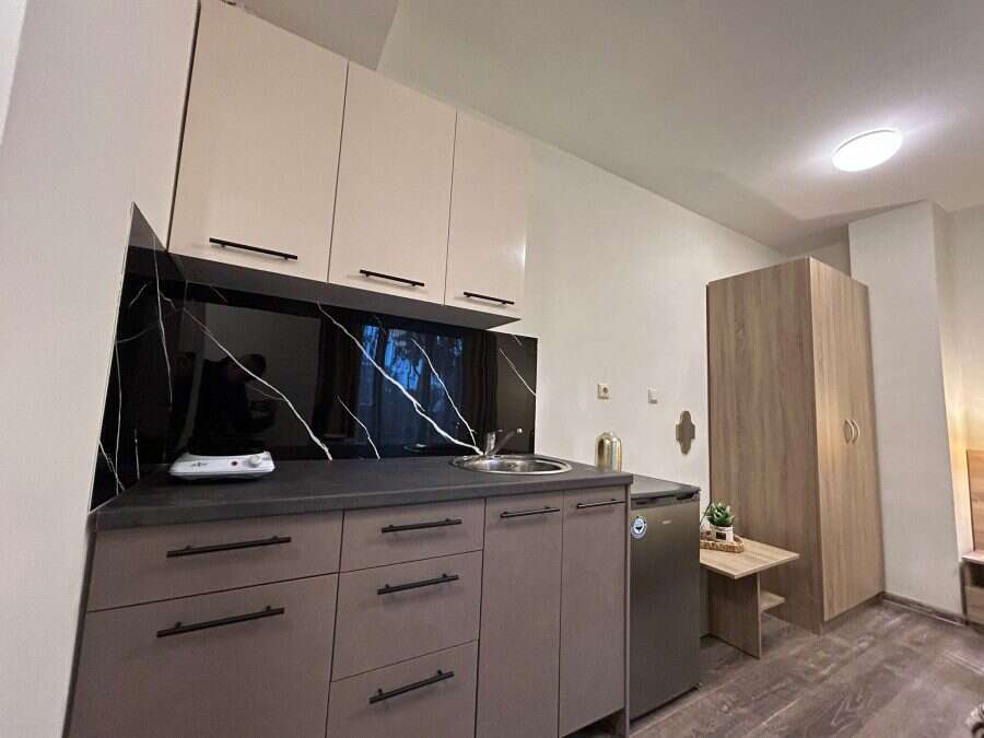 Studio apartment with modern kitchen in Tarsis Club, Sunny Beach, 34 sq.m.