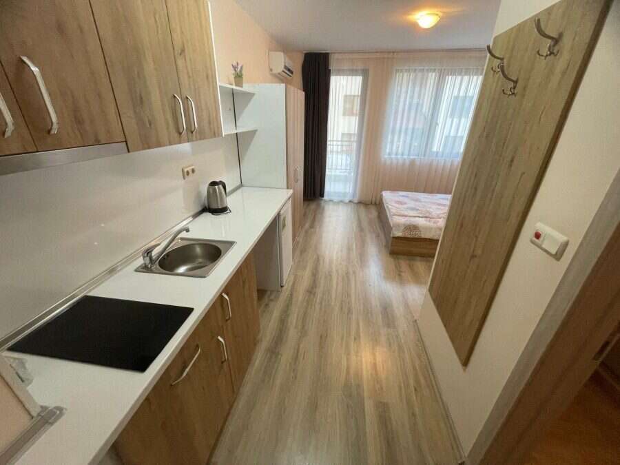 Fully furnished studio apartment with garden views in Apollon, Ravda, 31 sq.m.