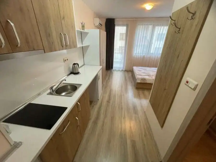 Fully furnished studio apartment with garden views in Apollon, Ravda, 31 sq.m.