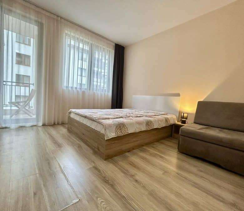 Modern studio with garden views, 31 sq.m., in Apollon apartments, Ravda.