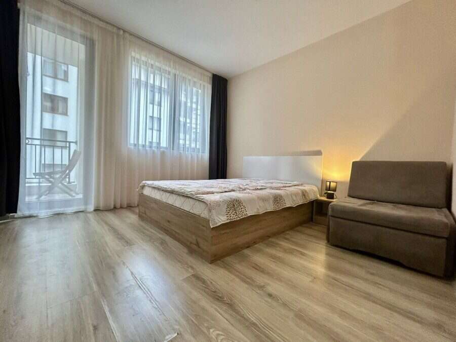 Furnished studio with garden views, 31 sq.m., in Apollon apartments, Ravda, Bulgaria.