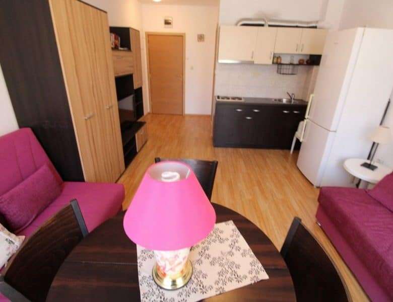 Fully furnished 27 sq.m. studio in Sunny Day 6, Sunny Beach, ideal for holiday or investment.