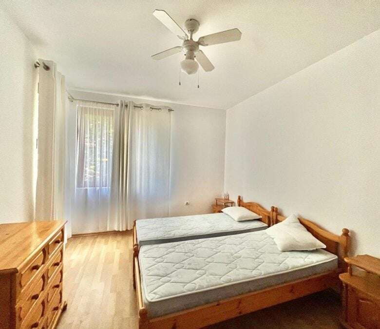 Sea view 2-bedroom apartment with 95 sq.m. in Nessebar's Global city, close to the beach and ameniti.