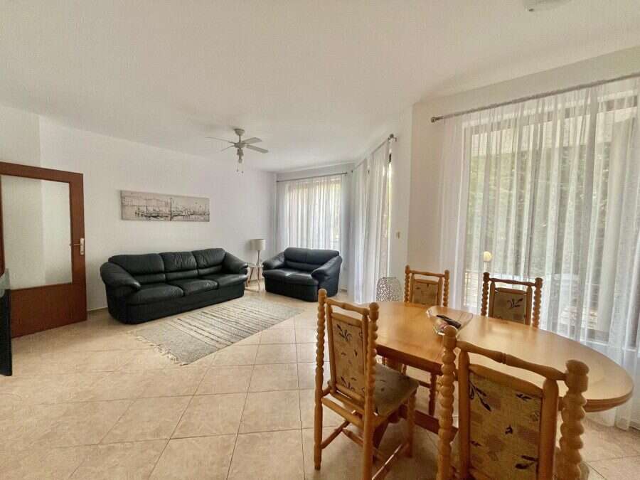 Sea View 2-Bed Apartment in Nessebar Sea view 2-bedroom apartment for sale in Nessebar's Global City, featuring spacious living area and.