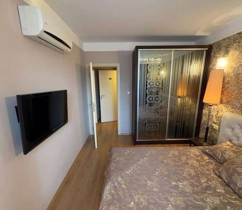 Spacious 89 sq.m. apartment with stylish interiors in luxurious Harmony Palace, Sunny Beach. Perfect.