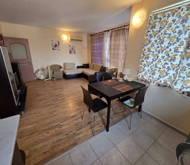 Comfortable 1-bedroom fully furnished apartment near the beach in Ravda. Ideal for relaxing seaside.