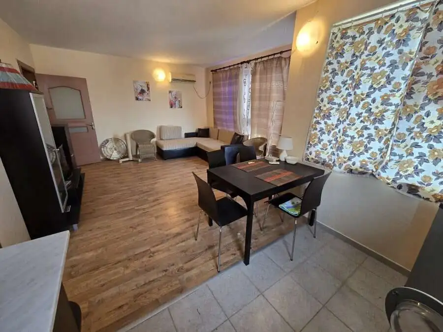 Comfortable 1-bedroom fully furnished apartment near the beach in Ravda. Ideal for relaxing seaside.