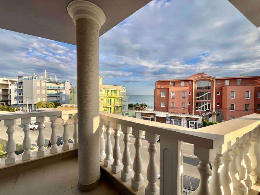 Sea View 1-Bed Apartment in Nessebar Balcony view of Nessebar with sea in the background, 30m from the beach.