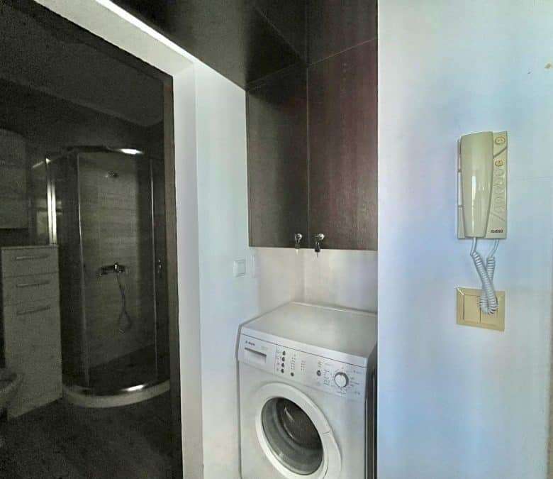 Bright interior of a 1-bedroom apartment near the beach in Nessebar with sea views.