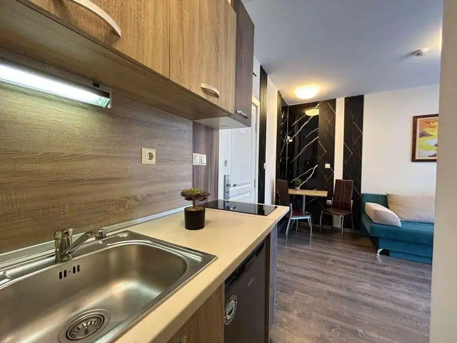 Modern 1-bedroom apartment with 45 sq.m. space at Tarsis - Club & Spa, Sunny Beach. Perfect for rela.