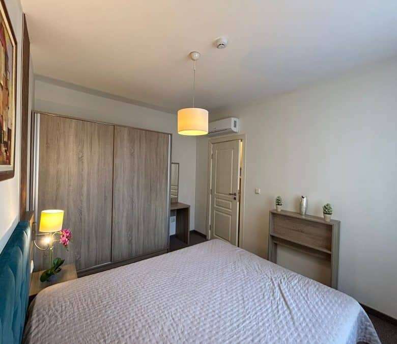 Comfortable 45 sq.m. apartment in Tarsis with modern amenities and relaxing spa facilities. Perfect.