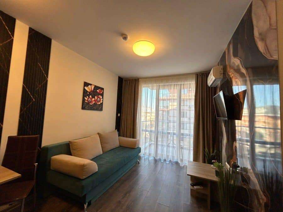 Modern 1 BED Apartment in Tarsis – Club & Spa Cozy 1-bedroom apartment with living area and balcony in Tarsis - Club & Spa.