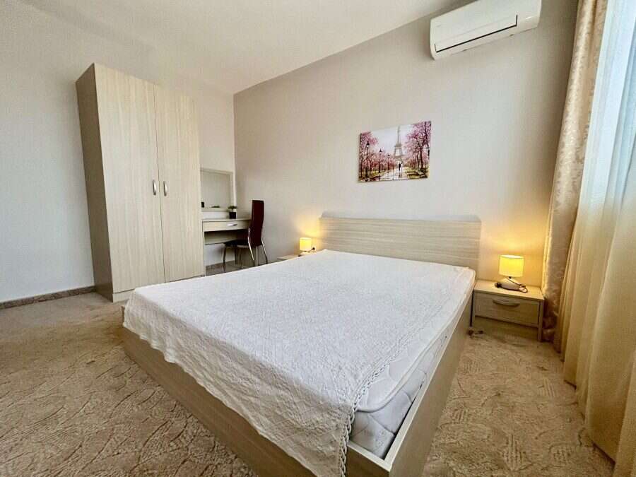 Cozy 1-Bed Apartment in Tarsis – Sunny Beach Comfortable 46 sq.m. apartment with modern furnishings in Tarsis - Club & Spa, Sunny Beach. Perfect.