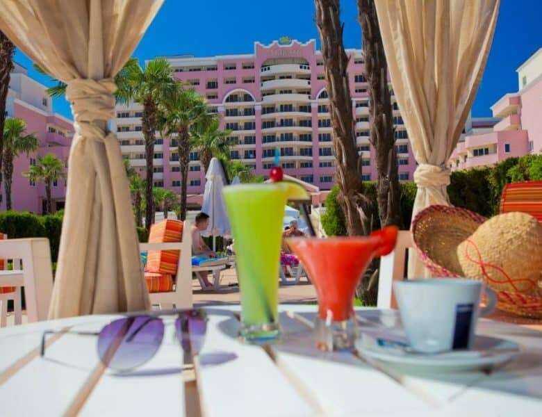 Elegant beachfront apartment offering spectacular sea vistas in Majestic, Sunny Beach. Perfect for r.