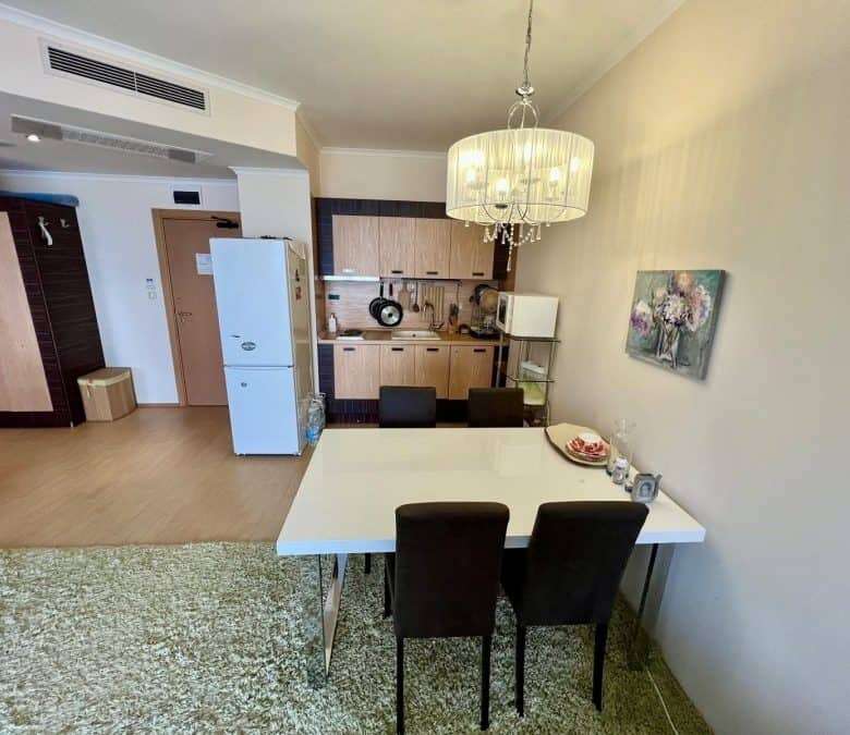 Bright 1-bedroom apartment with stunning sea views in Sunny Beach, perfect for holiday or investment.