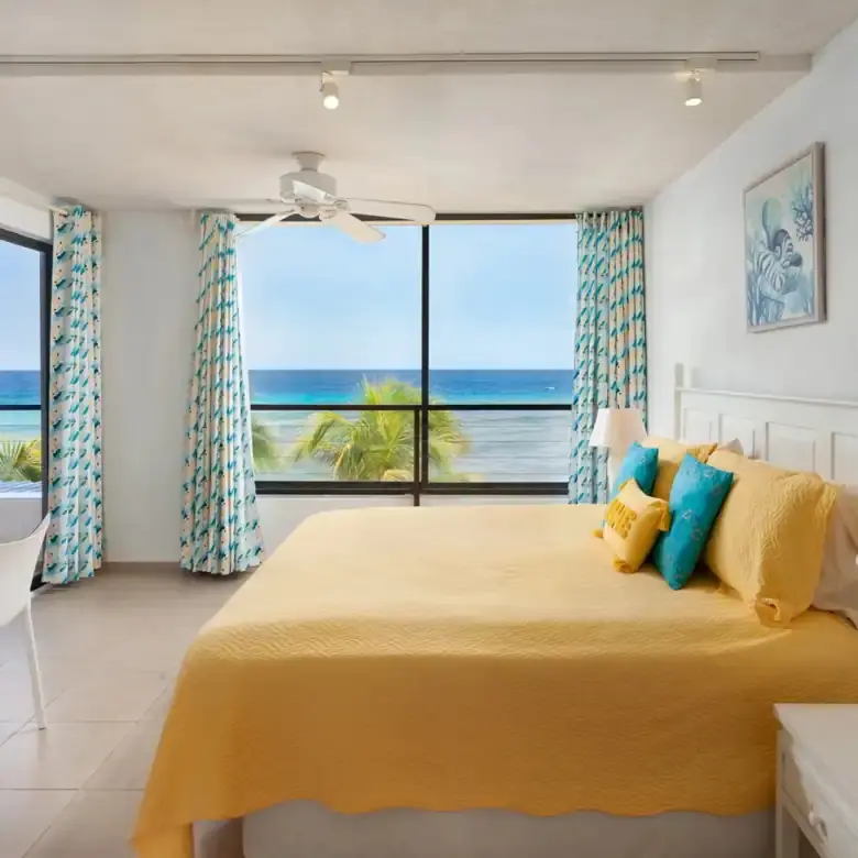 Spacious 2-bedroom apartment with ocean views in St. Lawrence Beach, Christ Church. Perfect for seas.