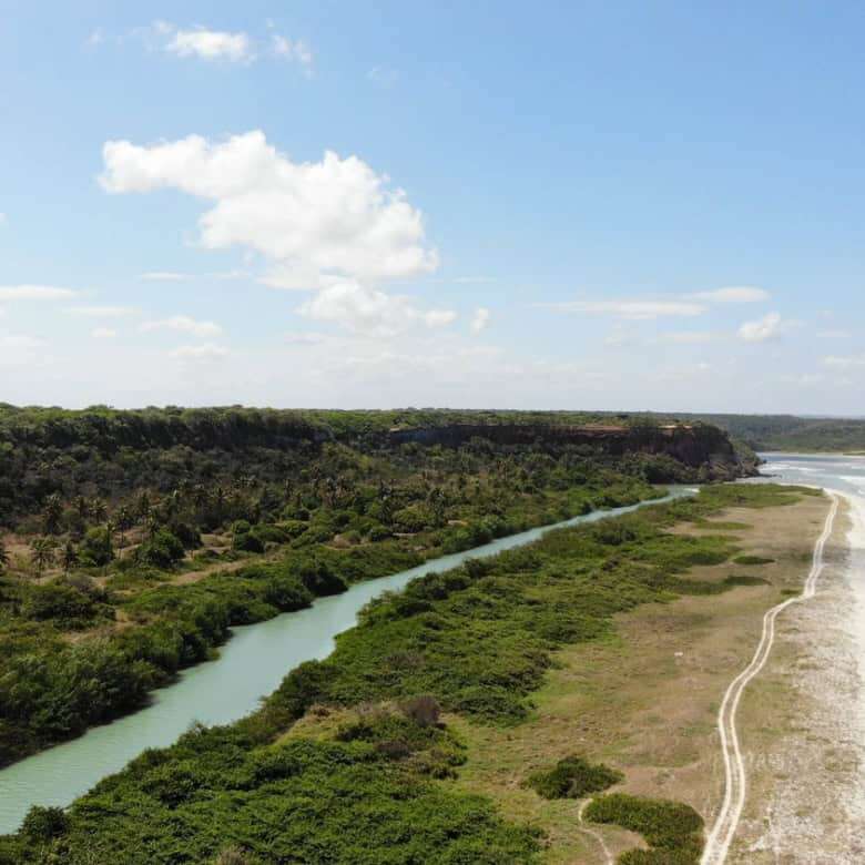 Beautiful land for sale in Lucena with ocean views and lush greenery.