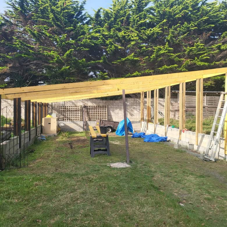 Attic renovation project for a 3-bedroom apartment in Penmarch, Brittany, France. Construction in pr.
