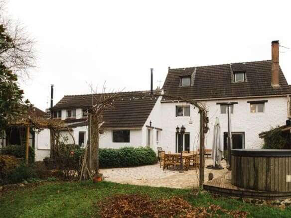 Beautiful estate featuring two stone houses for sale in La Celle-sur-Morin, offering spacious living.