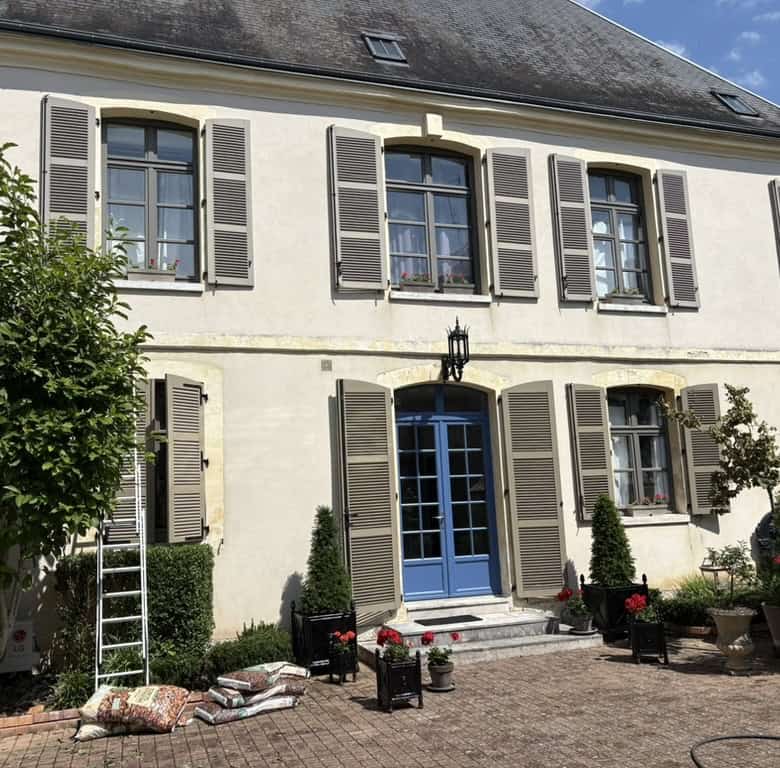 Chateaudun France 5-bedroom house with charming exterior and lush garden. Perfect family home in a h.