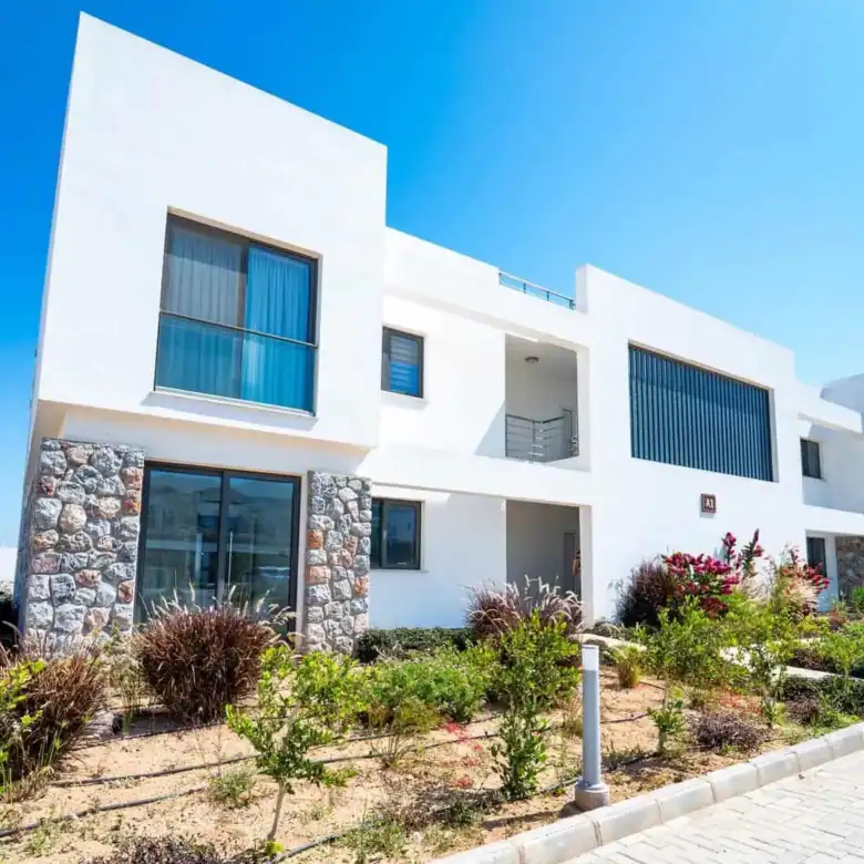 Modern luxury 1-bedroom penthouse apartment in Deja Blue complex, Kyrenia North Cyprus.