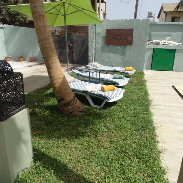 Beautiful bed and breakfast with six bedrooms for sale in Kombo North district. Perfect investment p.