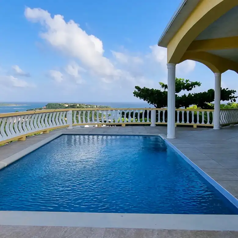 Elegant villa with private pool overlooking the Caribbean Sea in Saint George, Grenada. Perfect for.
