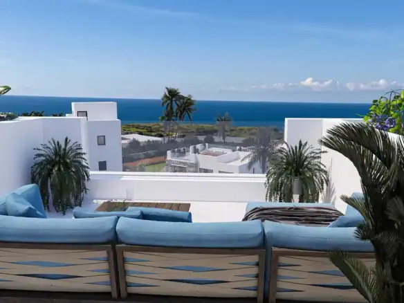 Elegant penthouse apartment with sea views in Deja Blue Complex, Kyrenia North Cyprus.