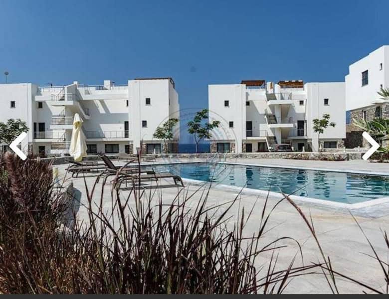 Modern penthouse apartment with pool in Deja Blue Complex, Kyrenia North Cyprus.