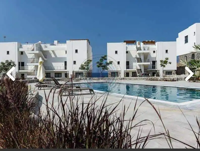 Modern penthouse apartment with pool in Deja Blue Complex, Kyrenia North Cyprus.