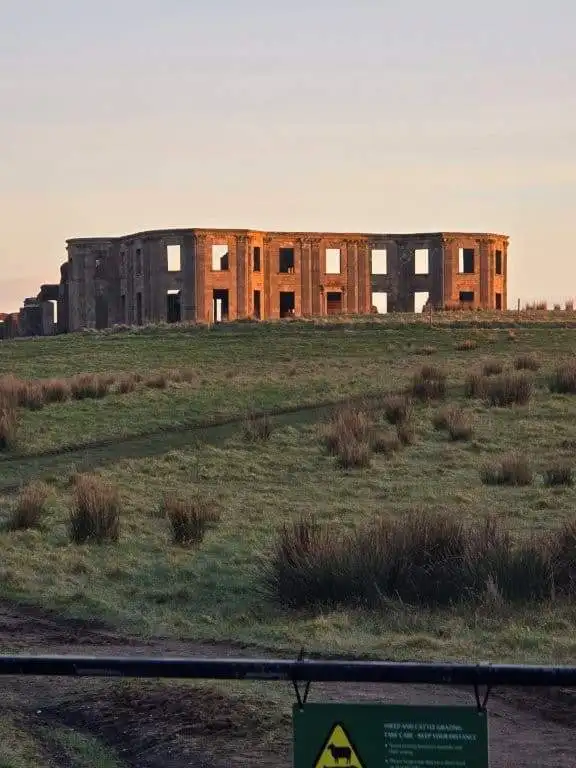 Ancient stone structure of Castlerock, County Derry, Northern Ireland, showcasing historic ruins and.