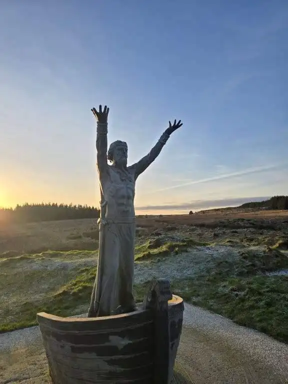 Landmark sculpture in Castlerock, County Derry, Northern Ireland, ideal for land investment.