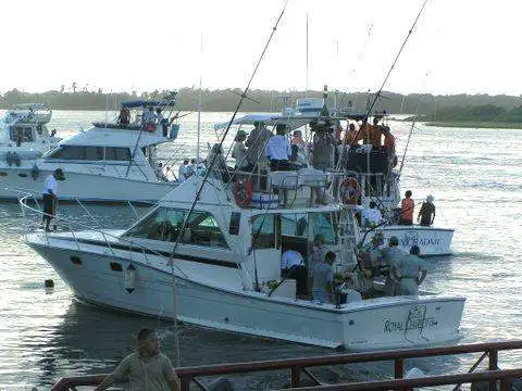 Beautiful boats docked in Canavieiras Bahia, Brazil, showcasing the scenic waterfront estate of 14 c.