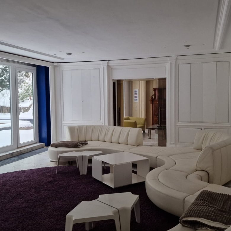 Spacious living room of a luxury 6-bedroom villa in Bad Harzburg, Niedersachsen, Germany, featuring.