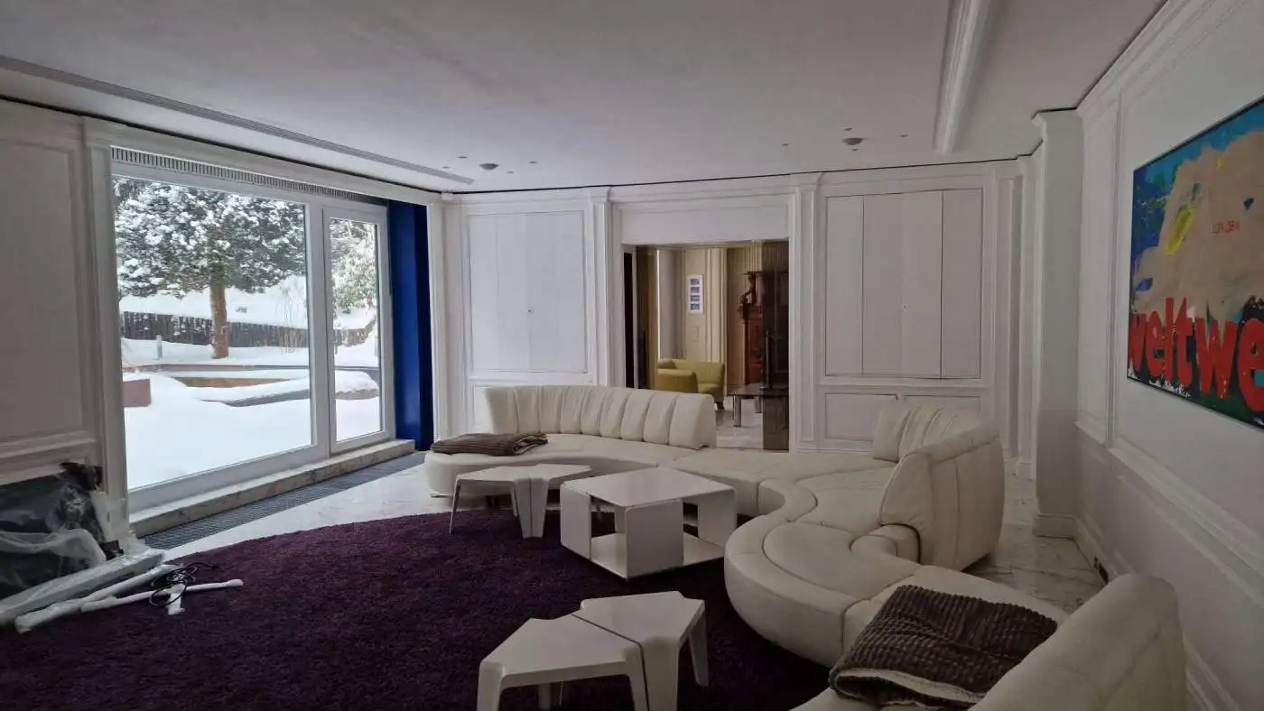 Spacious living room of a luxury 6-bedroom villa in Bad Harzburg, Niedersachsen, Germany, featuring.