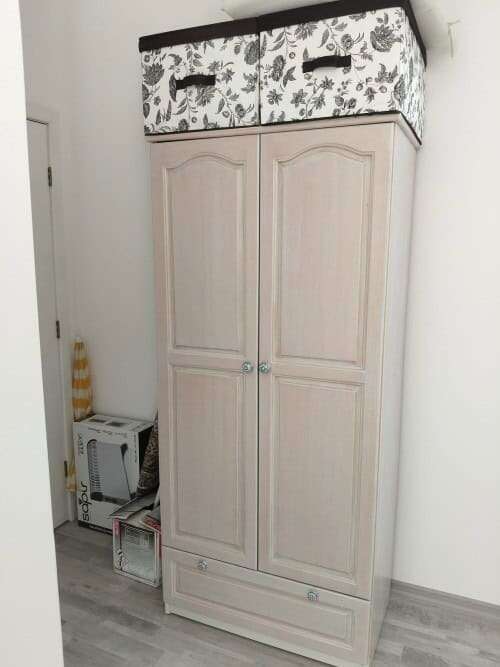 Furnished wardrobe in a new, modern apartment in Sunny Day 5, perfect for move-in ready living.