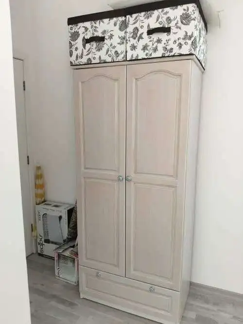 Furnished wardrobe in a new, modern apartment in Sunny Day 5, perfect for move-in ready living.