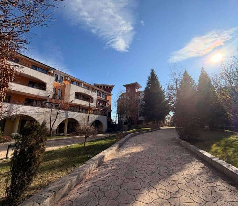Sea view studio with pool views in Marina Cape, Aheloy, Black Sea Coast.