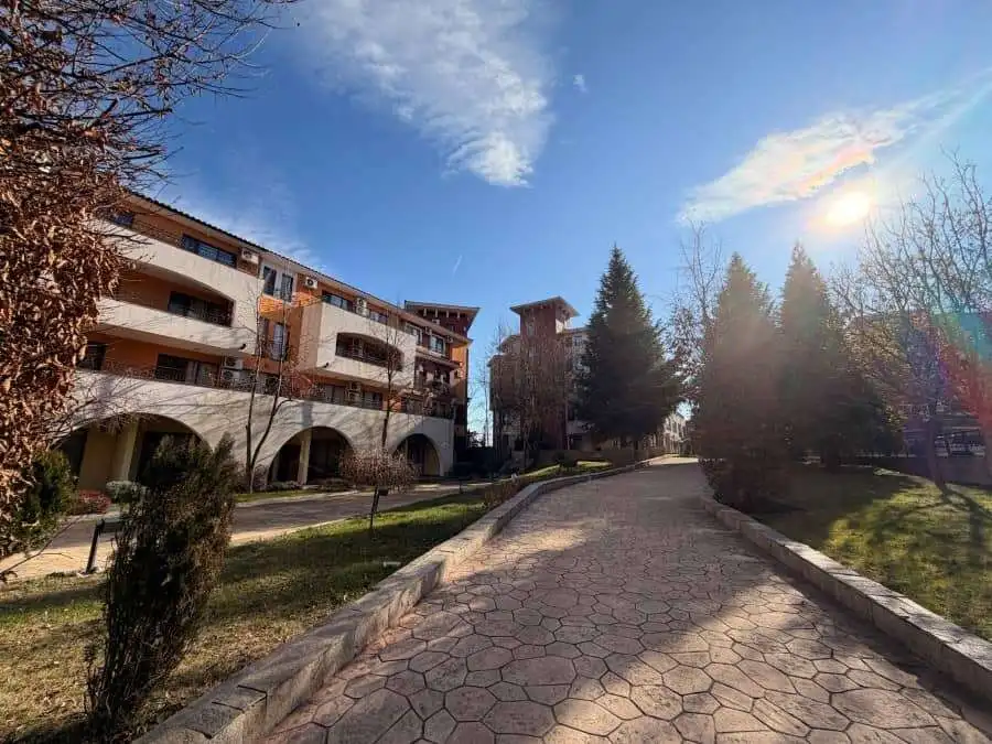 Sea view studio with pool views in Marina Cape, Aheloy, Black Sea Coast.