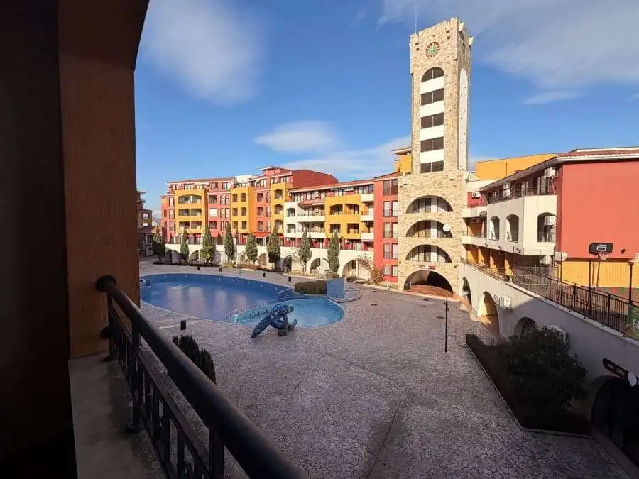 Large studio with pool views in Marina Cape, Aheloy, Black Sea Coast, Bulgaria.