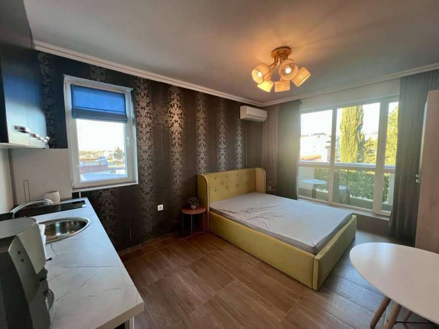 Bright studio in Magnolia Residence 5, Sunny Beach with modern interior and balcony views.