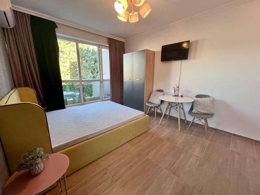 Newly built 33 sq.m. studio in Magnolia Residence 5, center of Sunny Beach, Bulgaria.