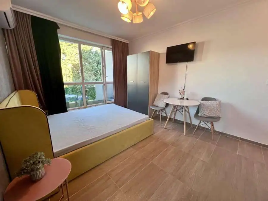 Newly built 33 sq.m. studio in Magnolia Residence 5, center of Sunny Beach, Bulgaria.