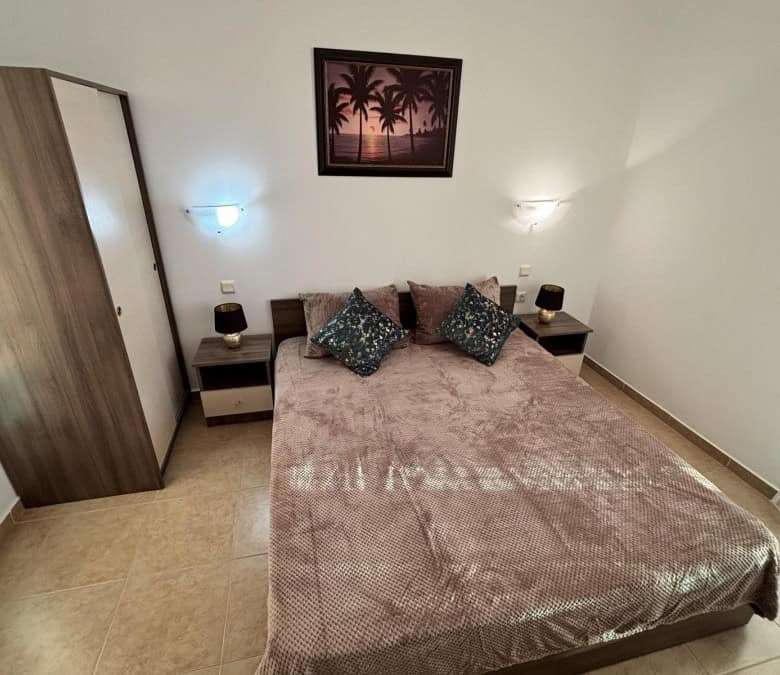 Beachfront 1-bedroom apartment with sea views in Costa Calma, Ravda, offering 70 sq.m. of comfortabl.
