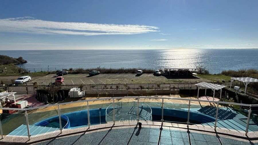 View of the sea from a 1-bedroom apartment in Costa Calma, Ravda.
